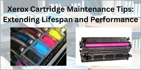 User Tips for Extending Cartridge Lifespan