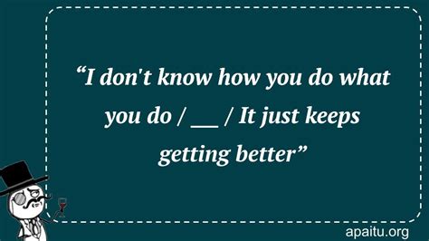 User experience just keeps getting better