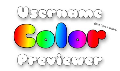 Username Color Previewer - Roblox