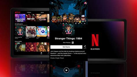Users can access Netflix Mobile games on their Android devices from the dedicated games tab