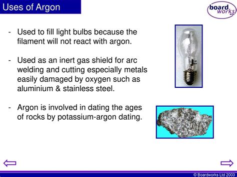 Uses of Argon