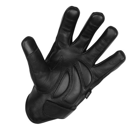 Gloves Vance VL475 Mens Black Gel Palm Riding Leather Gloves