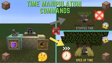 Uses of Time Command in Minecraft