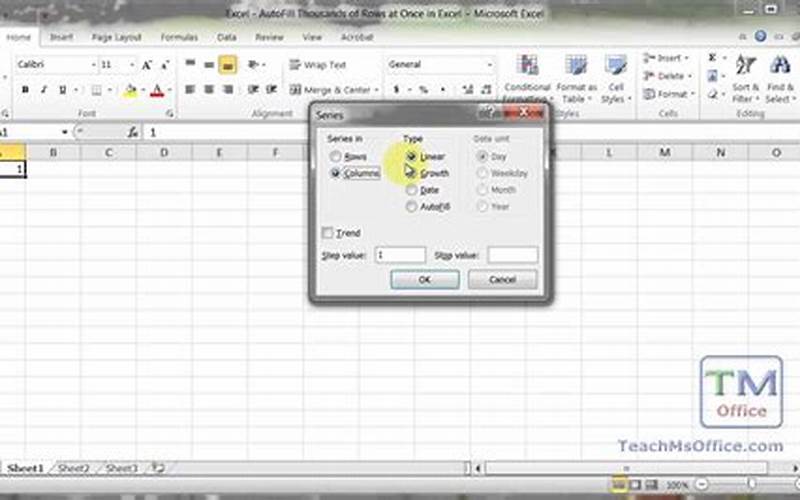 Using Autofill In Excel