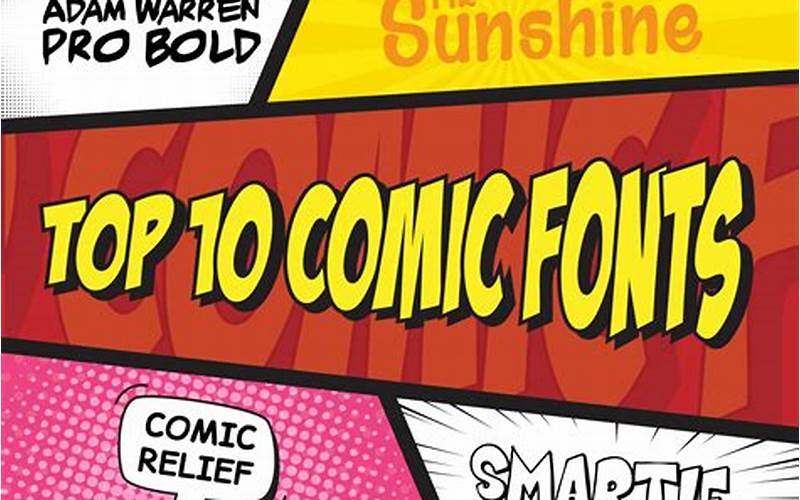 Using Comic Book Fonts In Your Designs