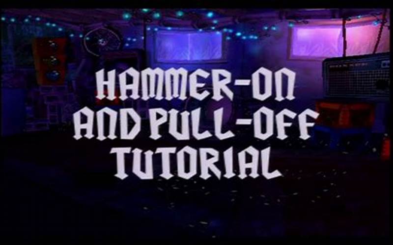 Using Hammer Ons And Pull Offs In Guitar Hero