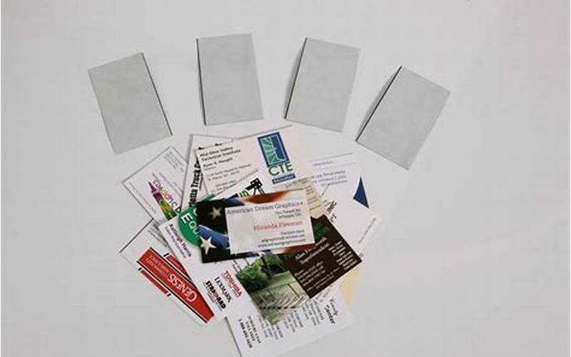 Using Magnetic Business Cards