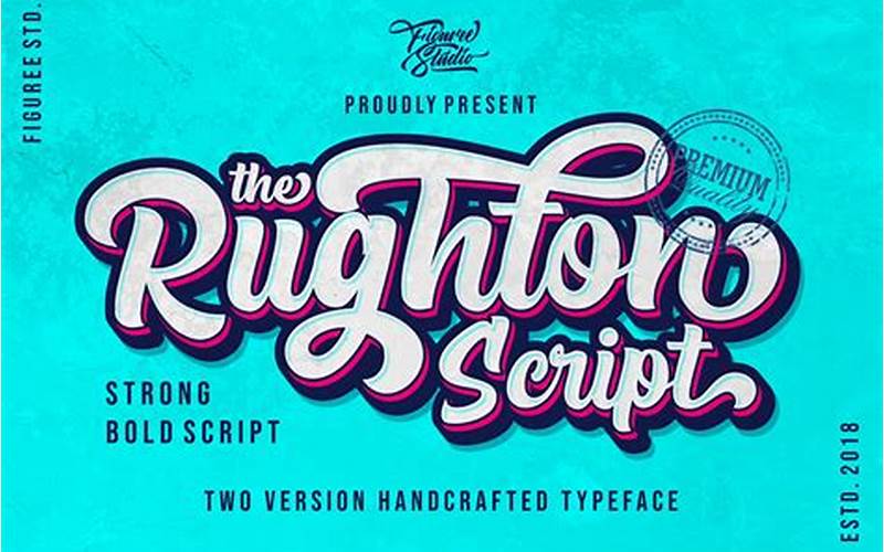 Using Retro Script Fonts In Design