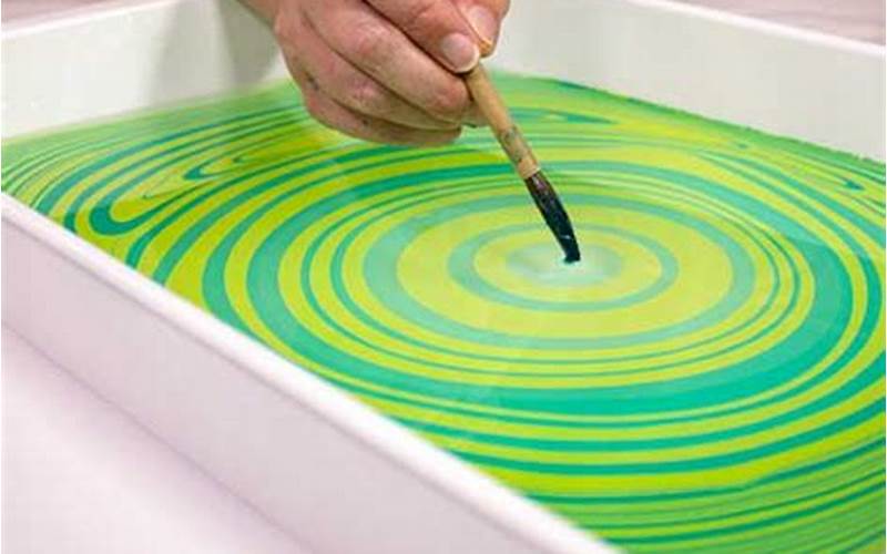 Using Tape For Water Marble