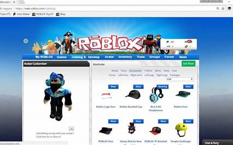 Using The Roblox Website