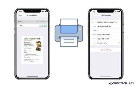 Using AirPrint From an iOS Device