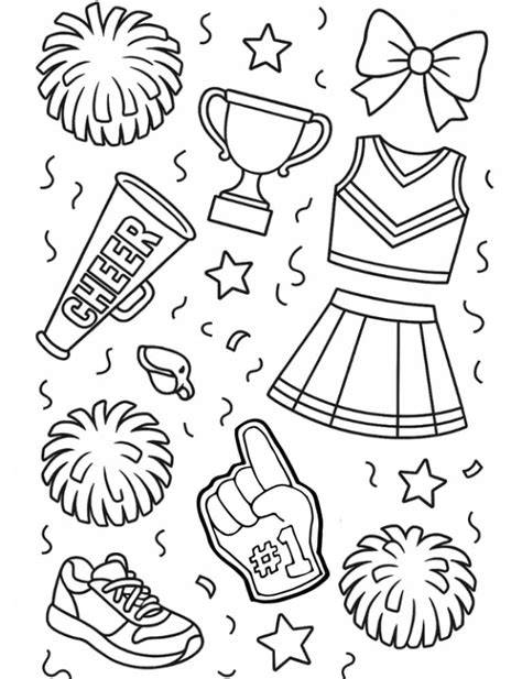 Using Cheer Coloring Pictures