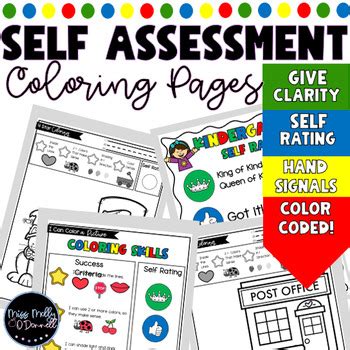 Using Coloring Sheets as Assessment Tools