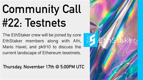 Using Community Grants and Testnets