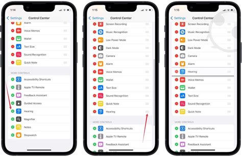 Using Control Center to access Background Sounds
