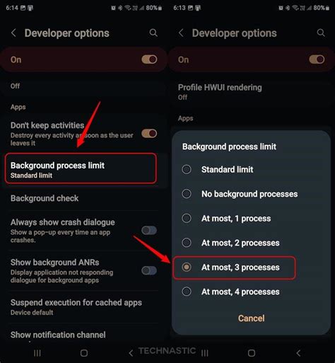 Using Developer Options to Limit Processes (Pro Tip)