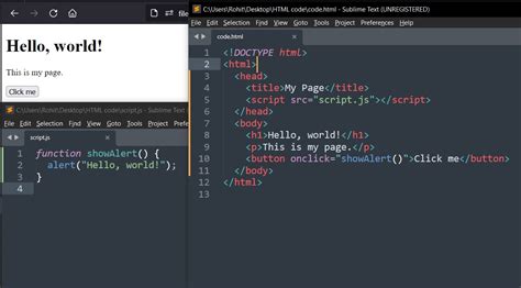 Using External JavaScript Files