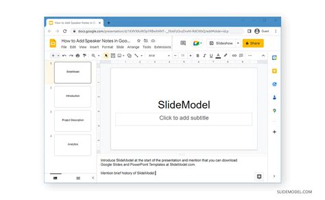 Using Google Slides to Take Notes