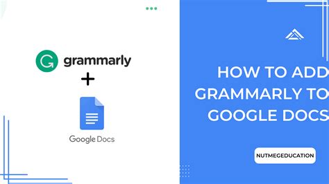 Using Grammarly in Google Docs: