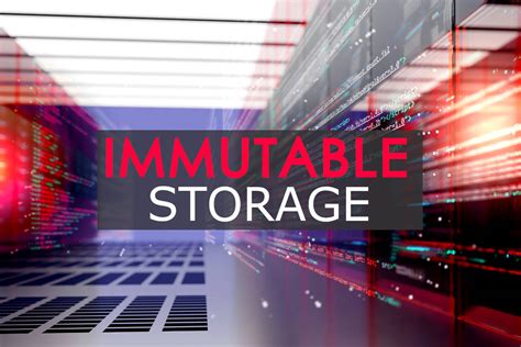 Using Immutable Storage to Protect Data Against Ransomware 