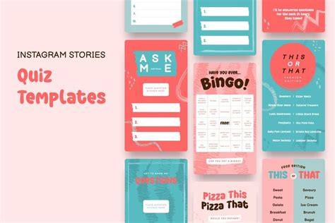 Using Instagram Story Quiz Templates
