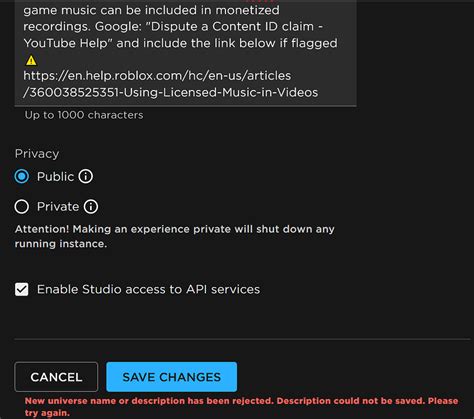 Using Licensed Music in Videos – Roblox Support