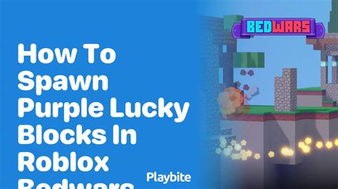 Using ONLY PURPLE LUCKY BLOCKS in Roblox Bedwars.. But 