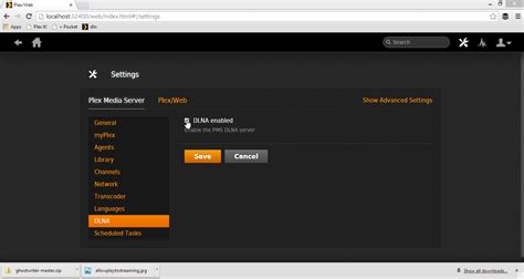 Using Plex to Create a DLNA Streaming Server