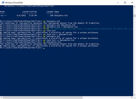 Using PowerShell