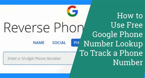 Using Search Engines for Phone Number Lookups