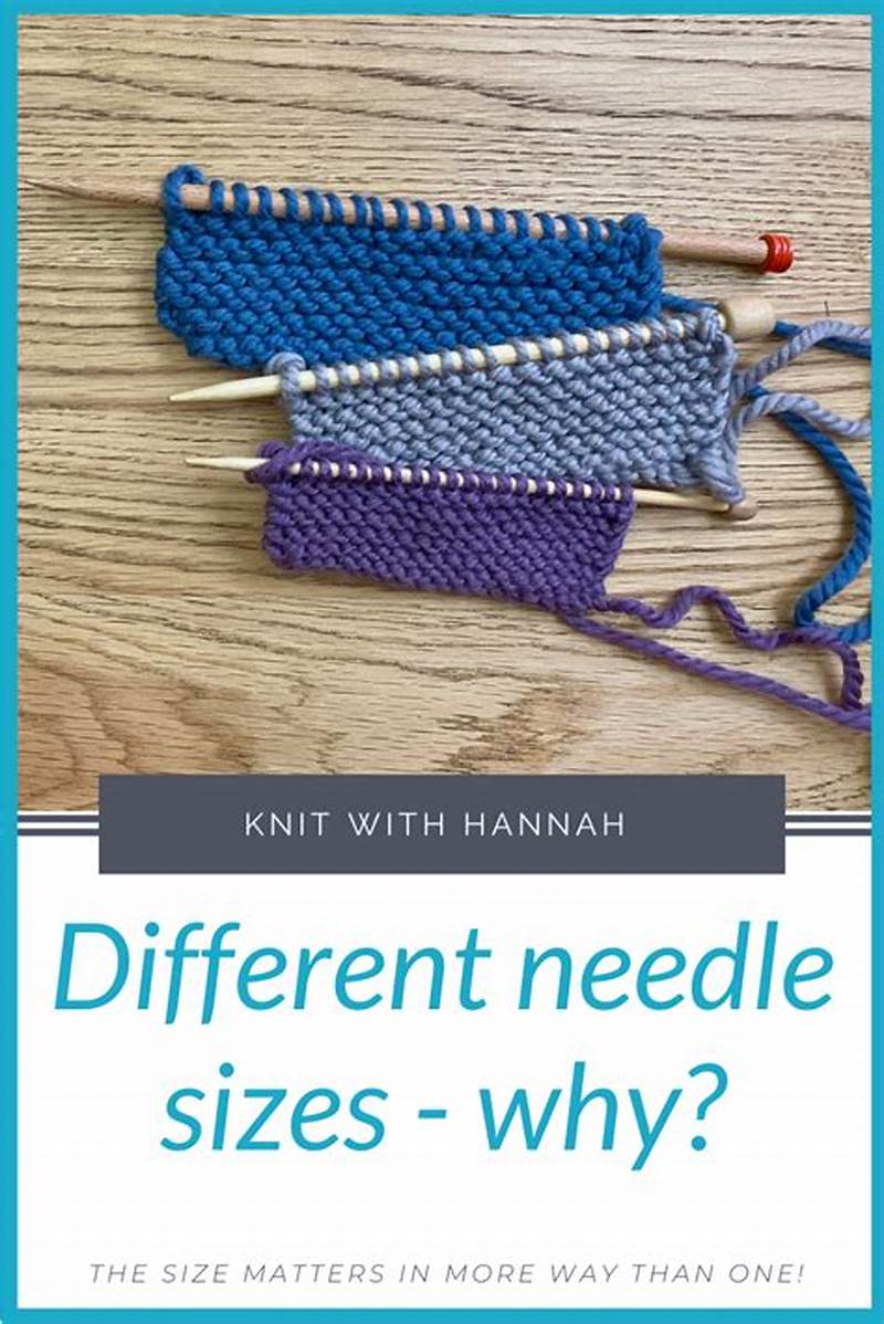 Using Smaller Knitting Needles Than Pattern