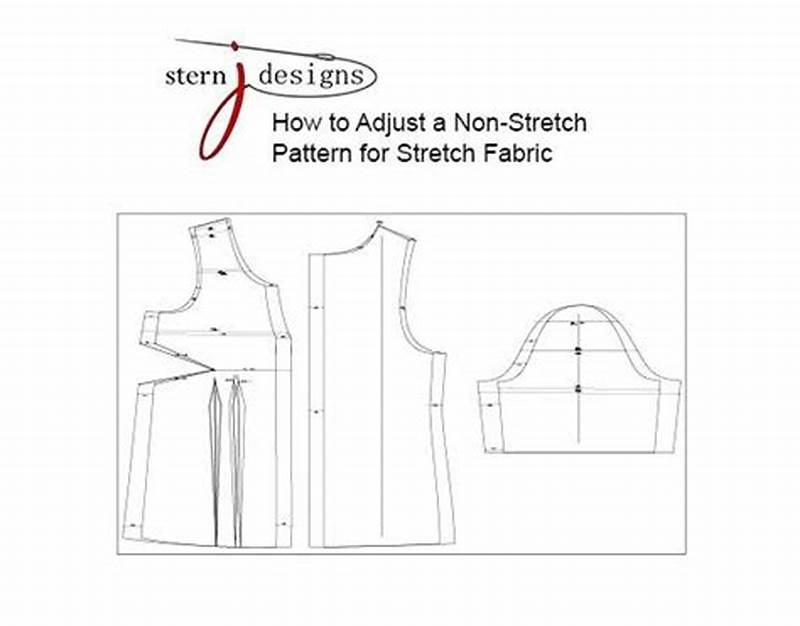 Using Stretch Fabric Non Stretch Pattern
