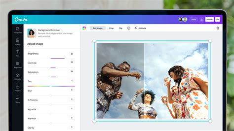 Using The Canva Editor