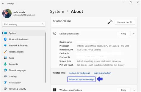 Using The Settings App