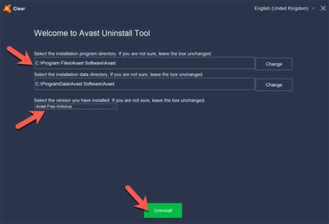 Using Third-Party Software Removal Tools to Remove Avast