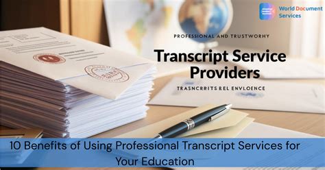 Using Third-Party Transcript Services