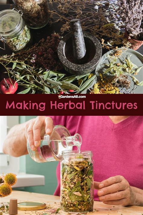 Using Tinctures - How to Make Tinctures From Herbs