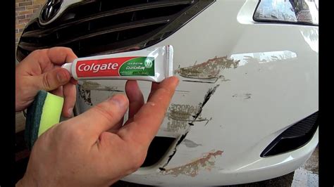 Using Toothpaste to Remove Minor Scratches