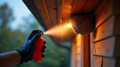Using Wasp Sprays