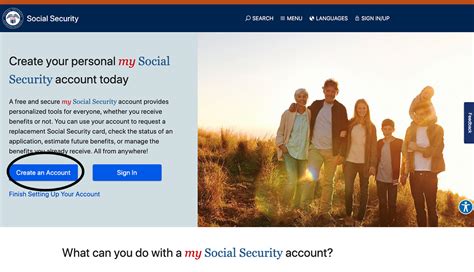 Using Your Online Social Security Account