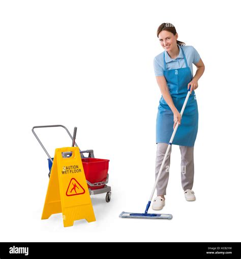 Using a Mop and Cleaner