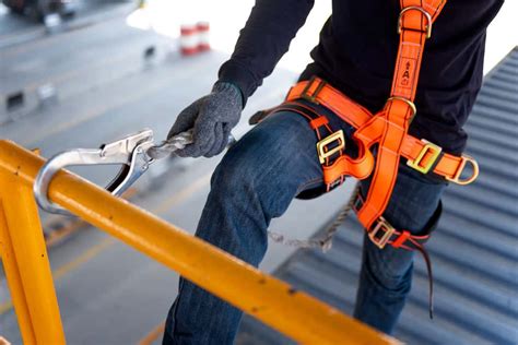 Using a Safety Harness on a Roof