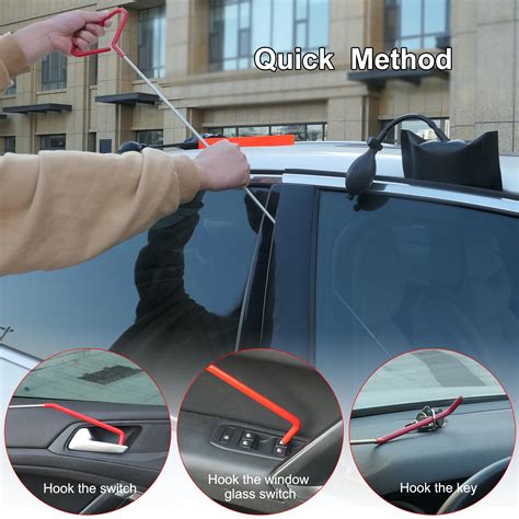 Using a Wedge and a Long Reach Tool