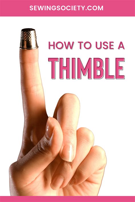 Using a thimble