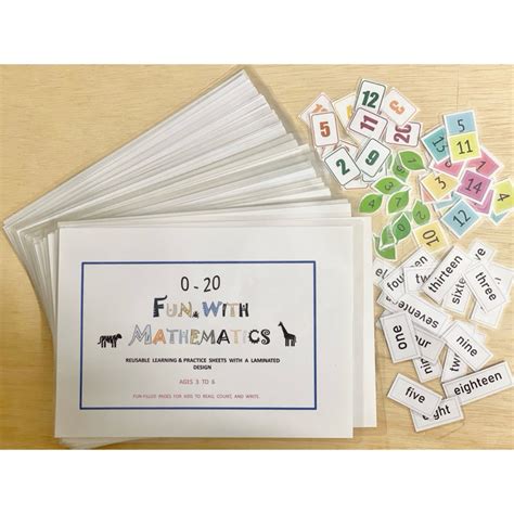 Using laminated reusable worksheets