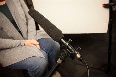Using only a shotgun microphone for an interview