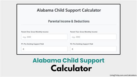 Using the Alabama Child Support Calculator