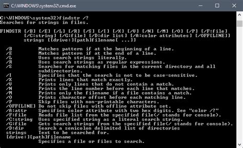 Using the Findstr Command