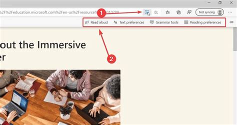 Using the Immersive Reader
