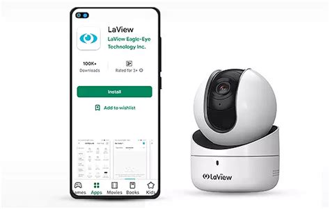 Using the LaView App to Monitor Security Cameras
